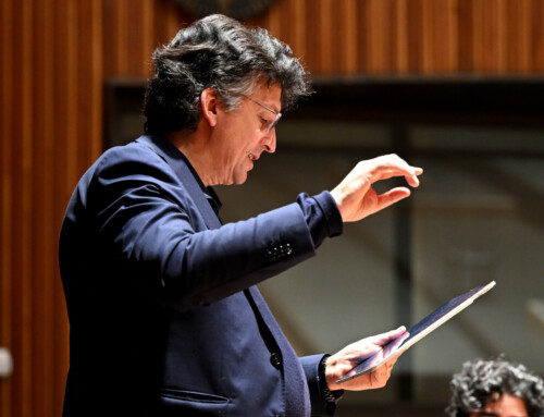 Michel Sanderling unterrichtet die Akademist:innen